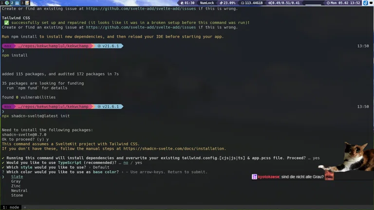 👀 shadcn ui für svelte ausprobieren 🚀 wir up steppen unser frontend game 🫨