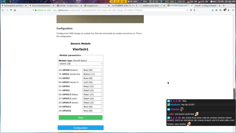China Steckdosenleiste Flashen ... monkaSMOKE 🧯  | Tasmota, Linux , Raspberry Pi