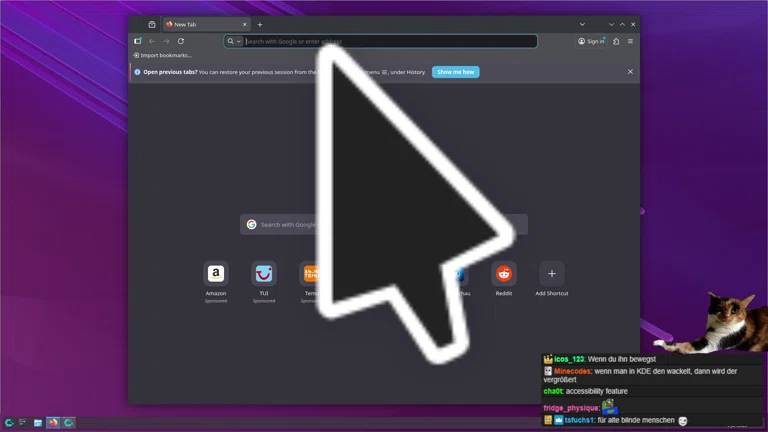 Größter Mauszeiger der Welt