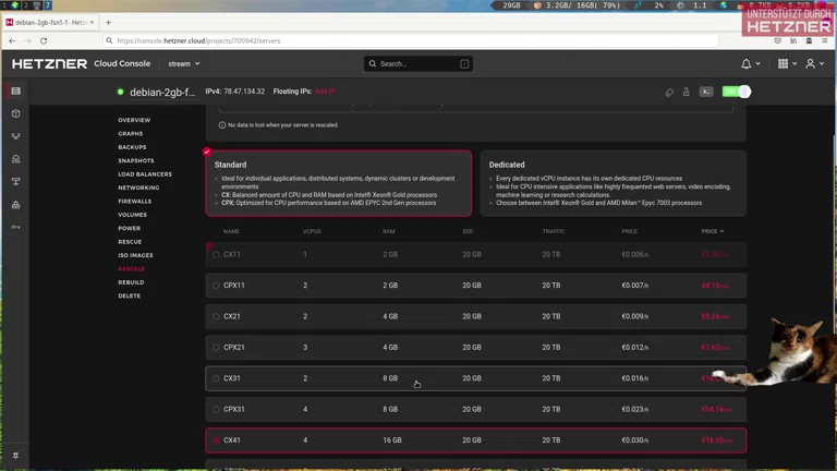 Hetzner Cloud neue Funktionen ausprobieren 🌟🚀