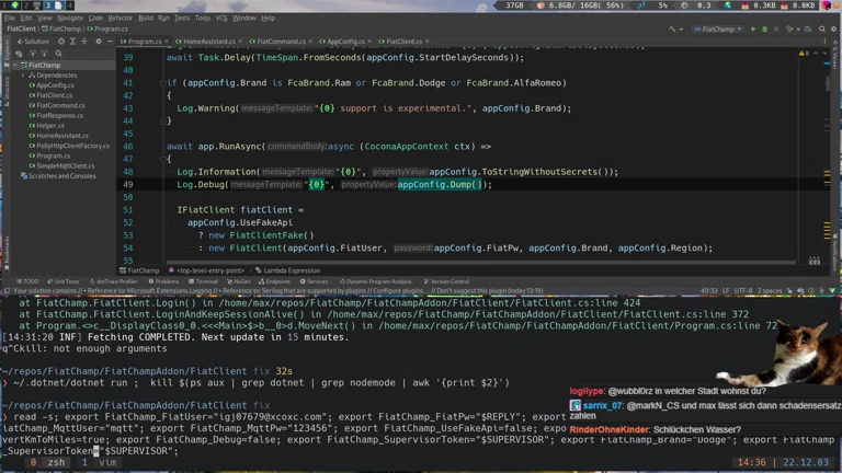 super agiler hackerman 😮‍💨 | Docker, Linux, .NET C#