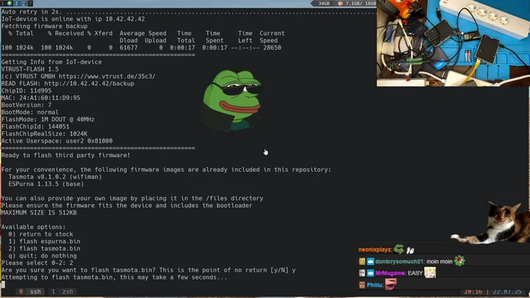 China Geräte FLASHEN ⚡🚀👨‍🚀 die letzten reserven ...