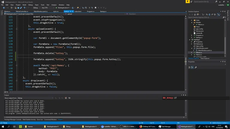 Meme Tool 2.0 ... weiter gehts ^^  | C# ASP.NET Core + Vue.js