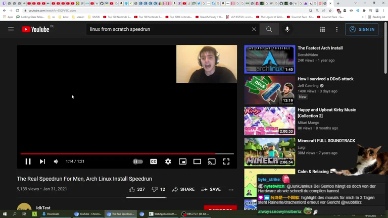 EndeavourOS ausprobieren - BTW I Use Arch 👈 😁