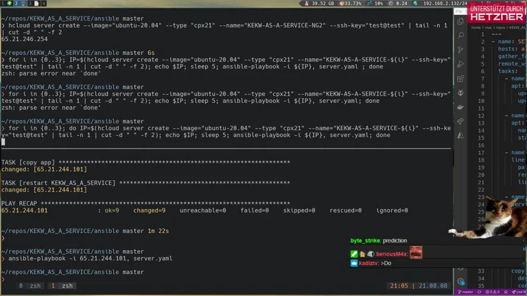 Server Automatisierung + Deployment C# Web Anwendung !Hetzner | KEKW as a service 🤭