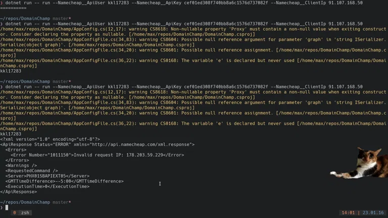 🚀 C# Monitoring Tool für Domains 🚀