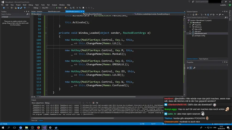Meme Tool Programmieren für EA E3 STREAM MORGEN monkaS