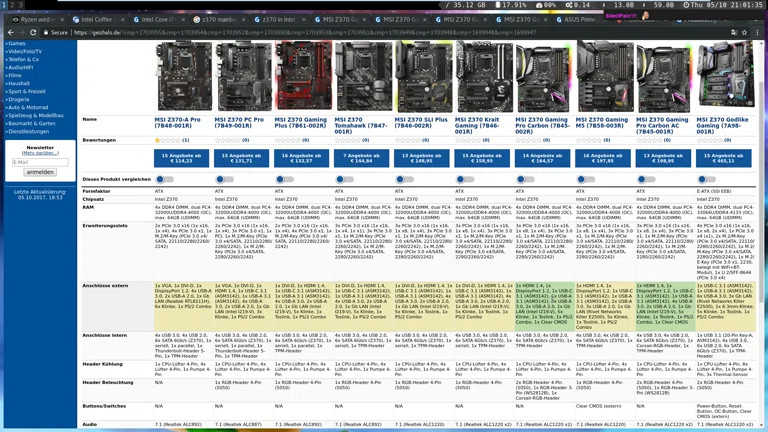 PC zusammenstellen - NEUE Intel CPUs programming