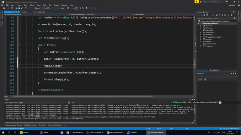 China Kamera hacks0rn - Gegensprechanlage C, FFMPEG, NAUDIO