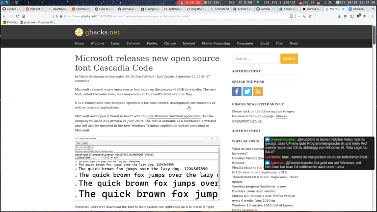 Linux Kabelfernseh Server mit Tvheadend