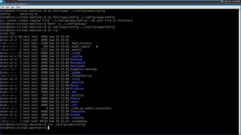 Ubuntu 17.10 Beta anschauen ... Wayland Sway WM programming