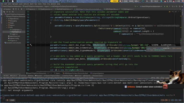 C# / .NET Client für AWS IoT MQTT  🚀