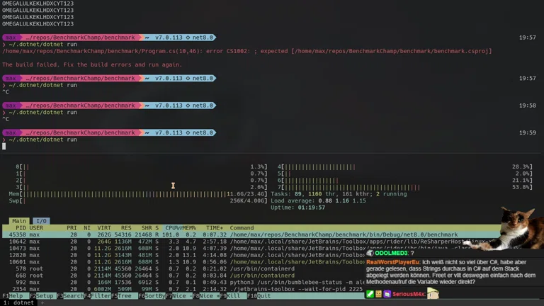 rust + go + c# ... ob das funktioniert ? 🤯 5Head