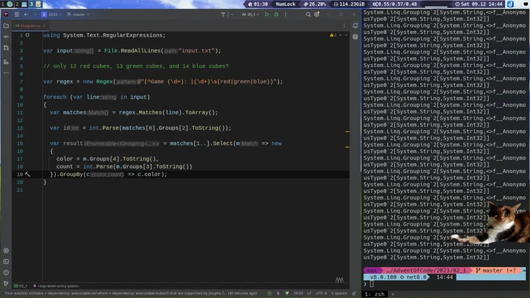 Advent of Code 2023 🚀 c#, rust, bash, c++, ruby, python