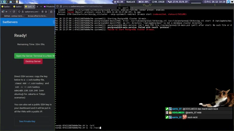 Traurige Linux Server Fixen 🎁 | sadservers.com