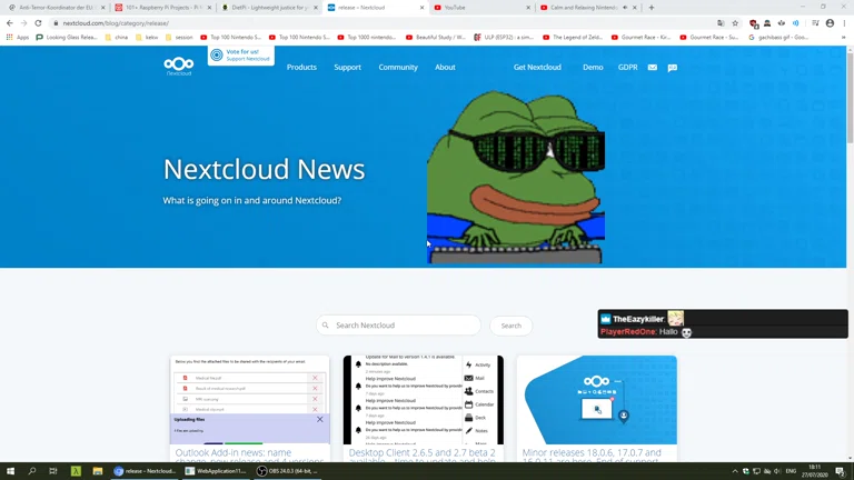 Letzte Chance für Nextcloud 19 🥺