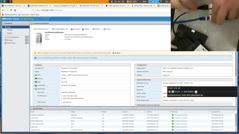 😲 ENDLICH VMware ESX auf Raspberry Pi 4 😲